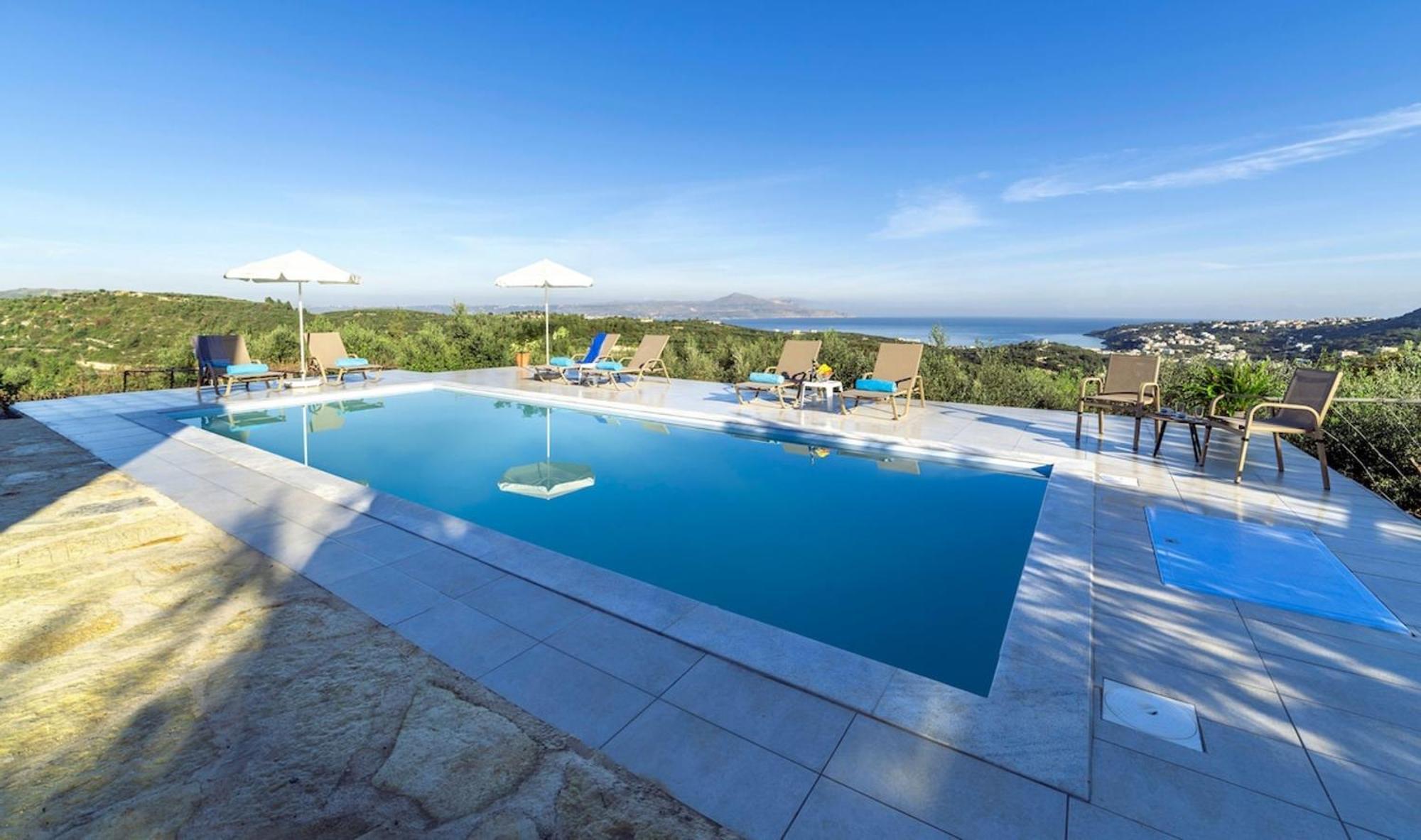 Villa Konstantinos Hilltop Vineyard Escape Almyrida  Exterior photo