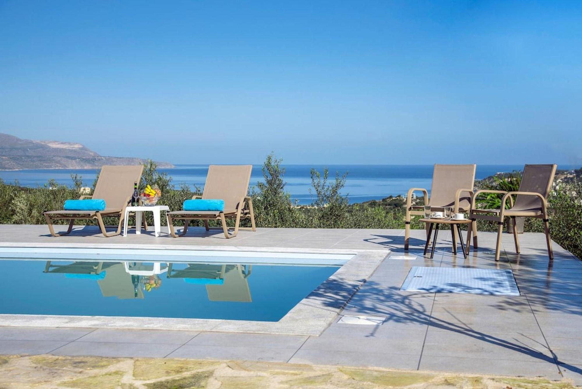 Villa Konstantinos Hilltop Vineyard Escape Almyrida  Exterior photo