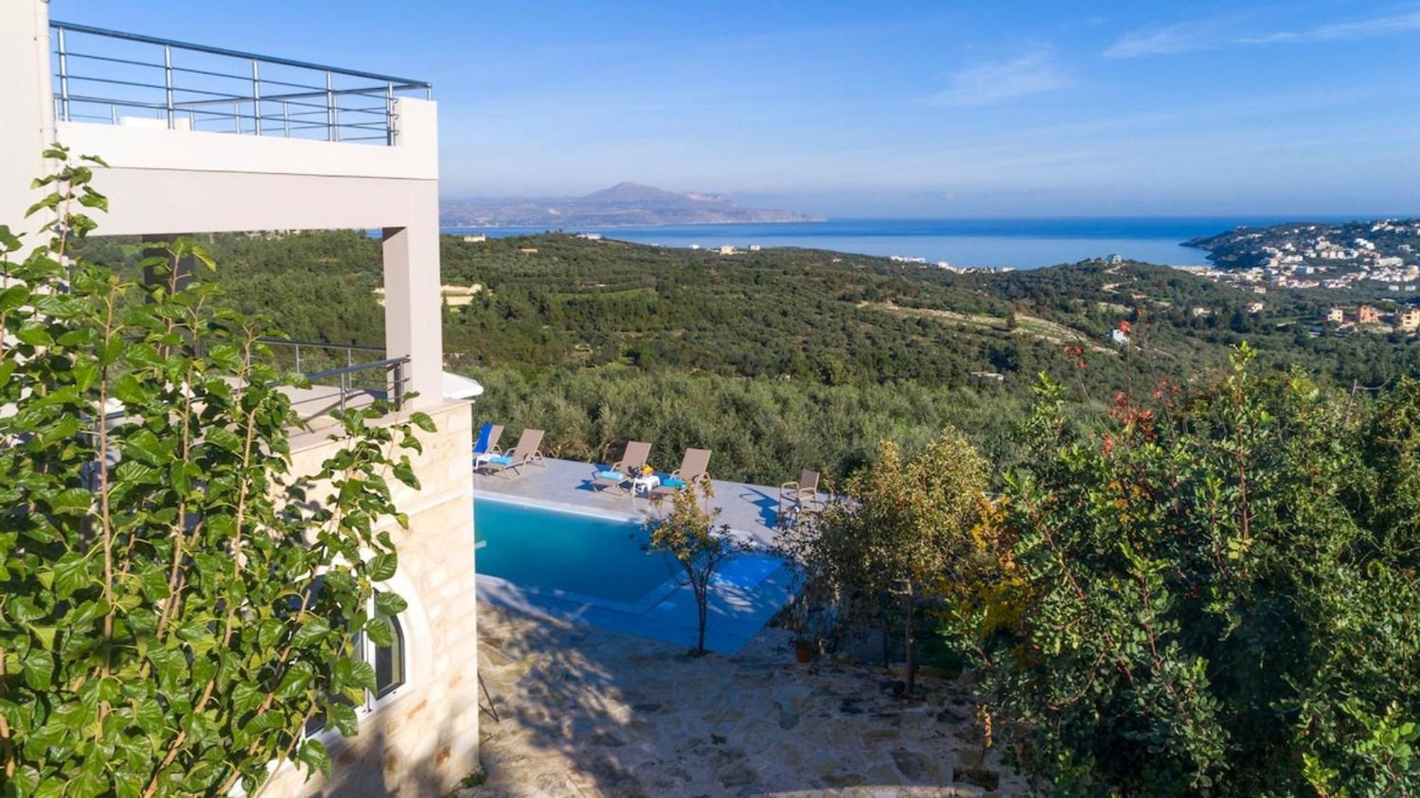 Villa Konstantinos Hilltop Vineyard Escape Almyrida  Exterior photo