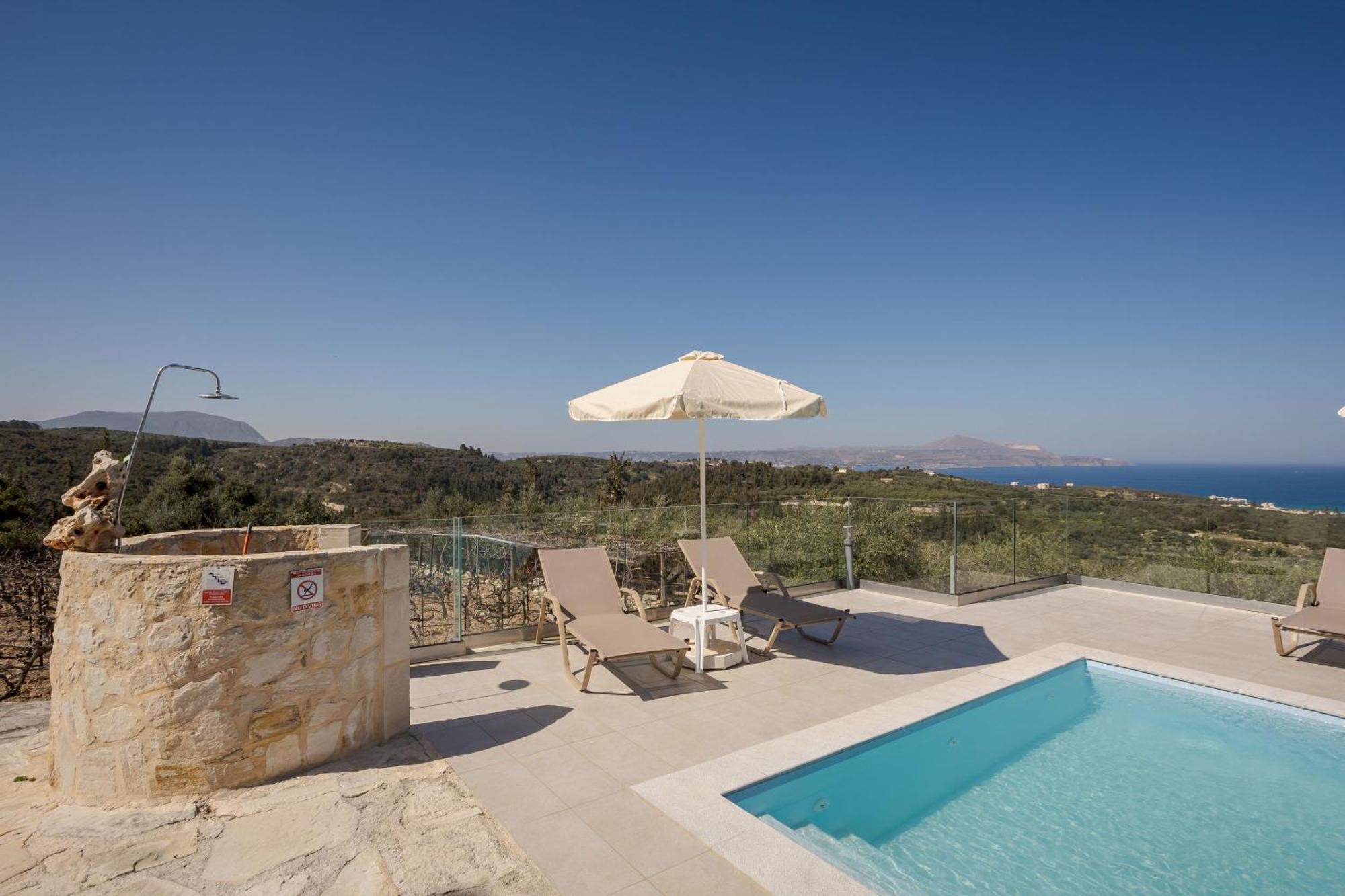 Villa Konstantinos Hilltop Vineyard Escape Almyrida  Exterior photo