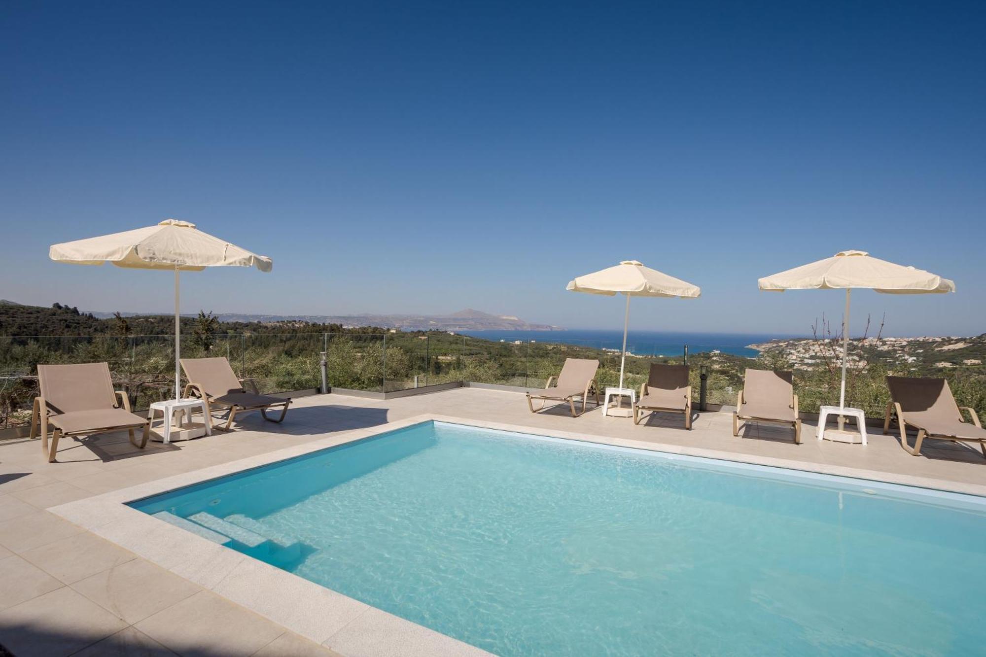 Villa Konstantinos Hilltop Vineyard Escape Almyrida  Exterior photo