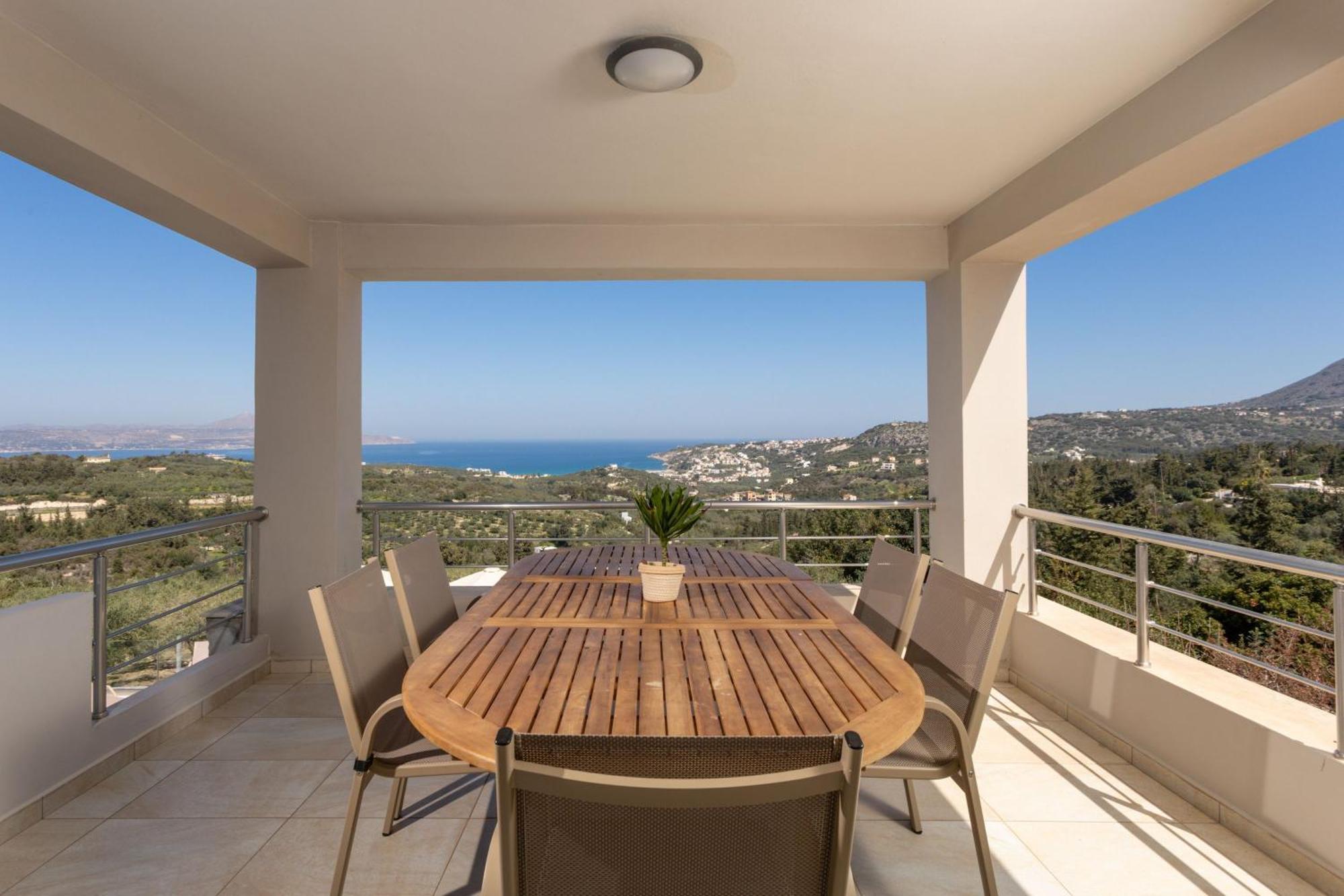 Villa Konstantinos Hilltop Vineyard Escape Almyrida  Exterior photo