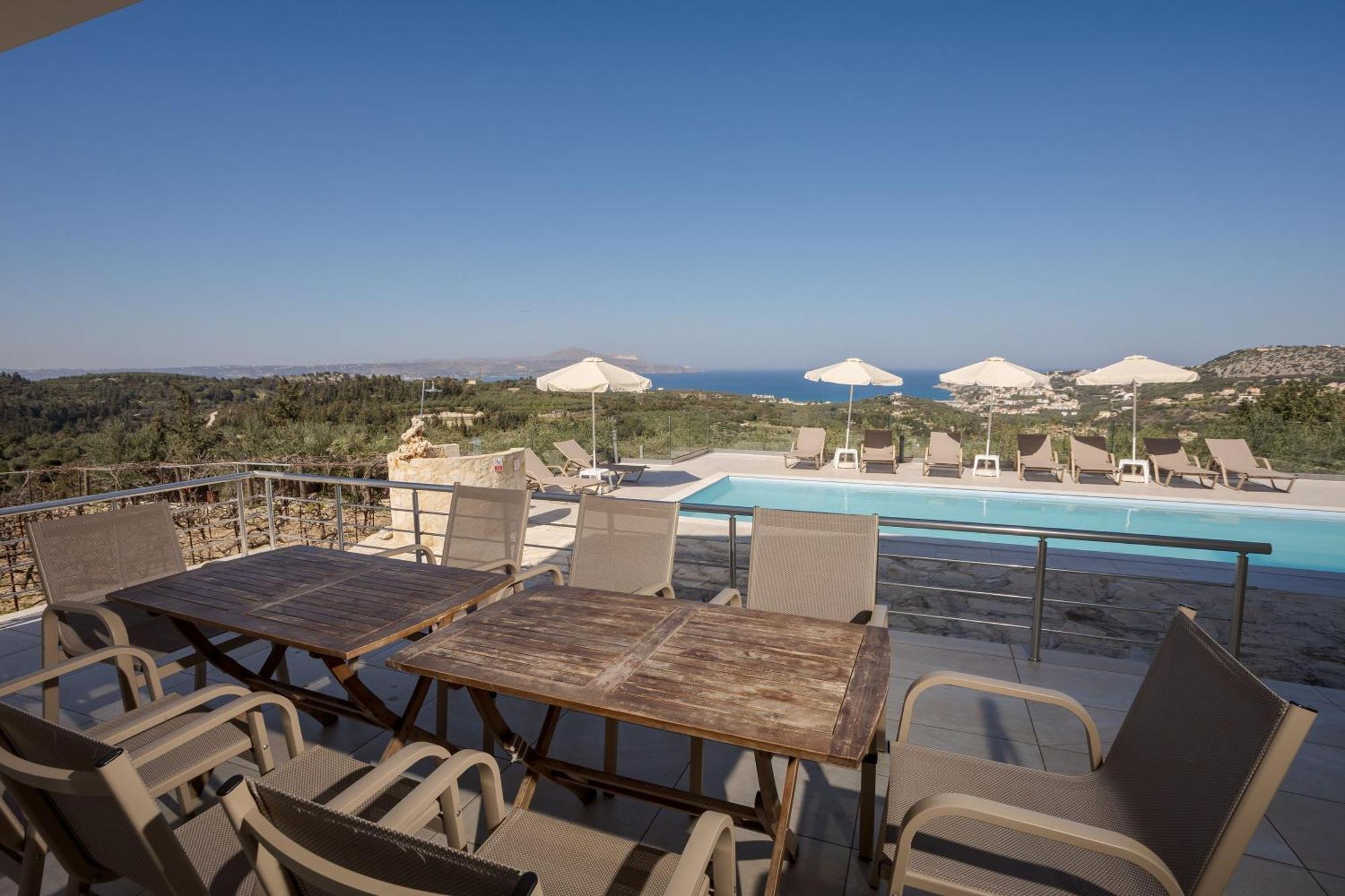 Villa Konstantinos Hilltop Vineyard Escape Almyrida  Exterior photo